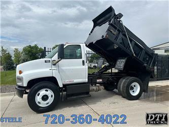 GMC C7500 10' Dump Truck With Air Release Tailgate. On