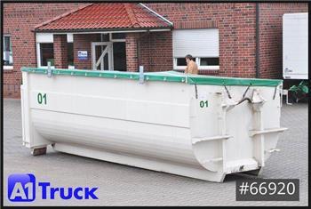 Mercedes-Benz Abrollcontainer, 25m³, Abdeckpla