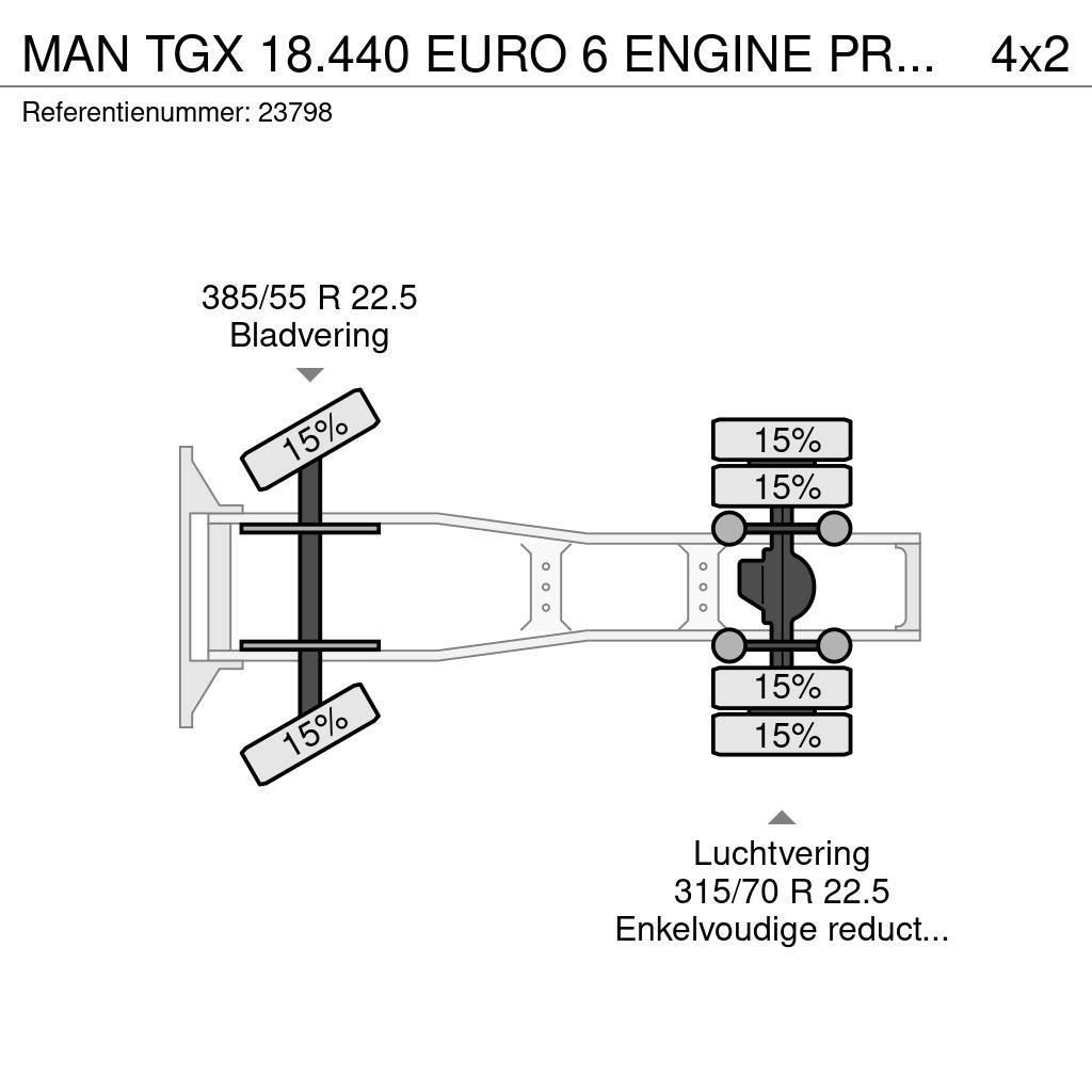 MAN TGX 18.440 EURO 6 ENGINE PROBLEMS Tegljači