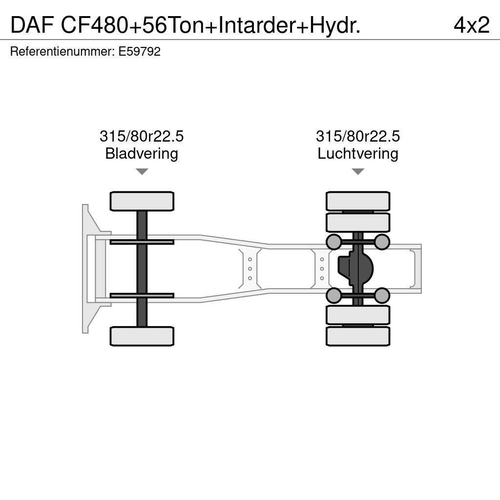 DAF CF480+56Ton+Intarder+Hydr. Tegljači