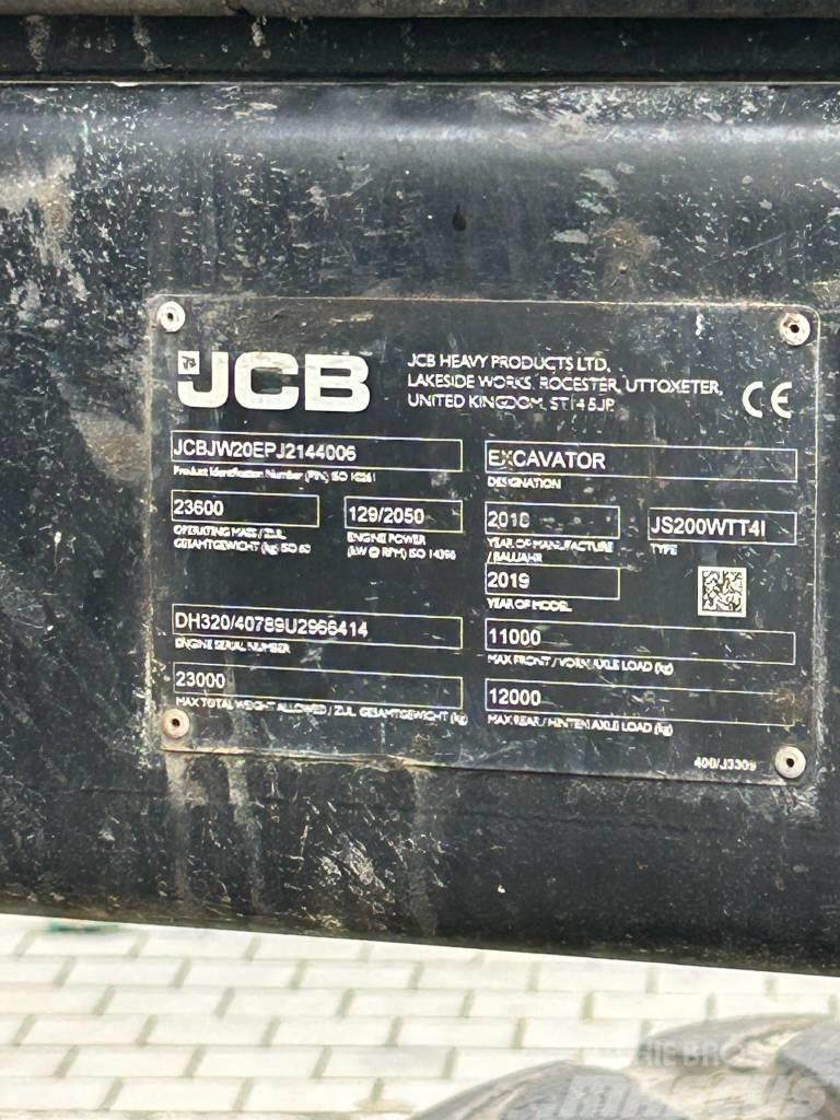 JCB JS 200 W Bageri točkaši