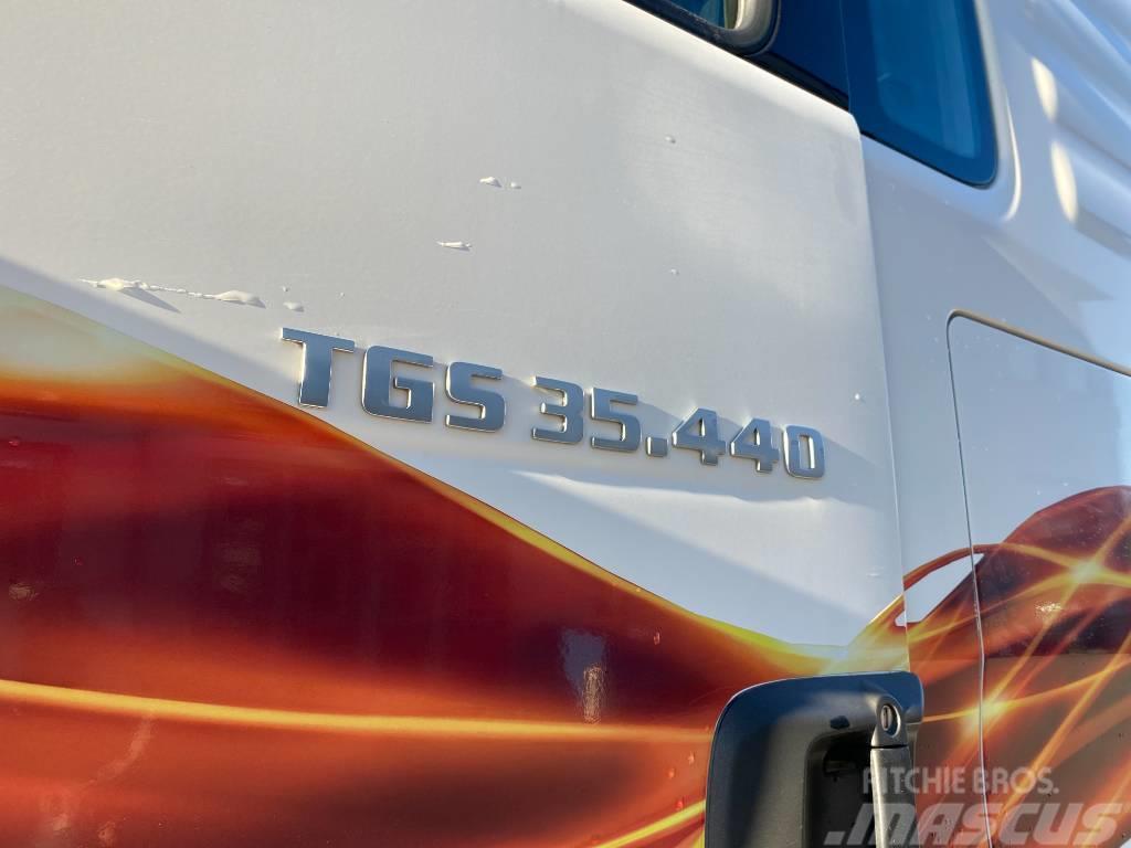 MAN TGS 35.440 8x4-4 BL Hyvalift Koukkulaite Rol kiper kamioni sa kukom za podizanje tereta