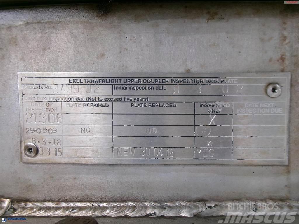  Clayton Bitumen tank inox 31 m3 / 1 comp Poluprikolice cisterne