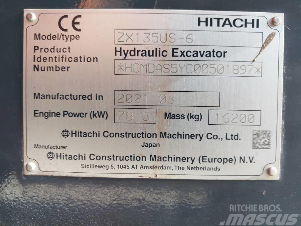 Hitachi ZX 135 US-6 Bageri guseničari