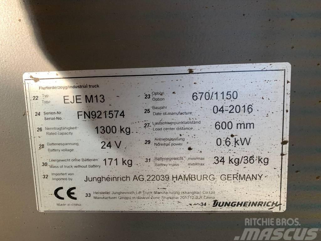 Jungheinrich EJE M13 Nisko podizni električni viljuškar