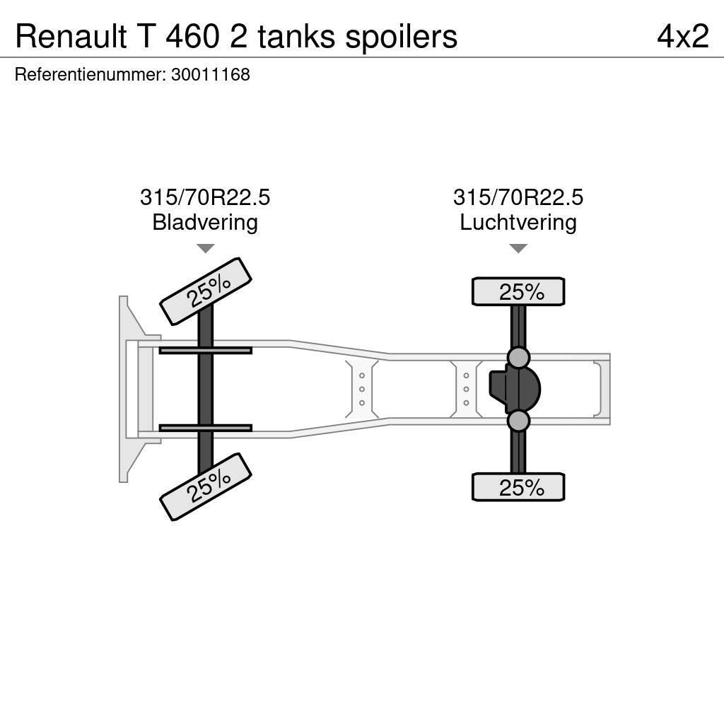 Renault T 460 2 tanks spoilers Tegljači
