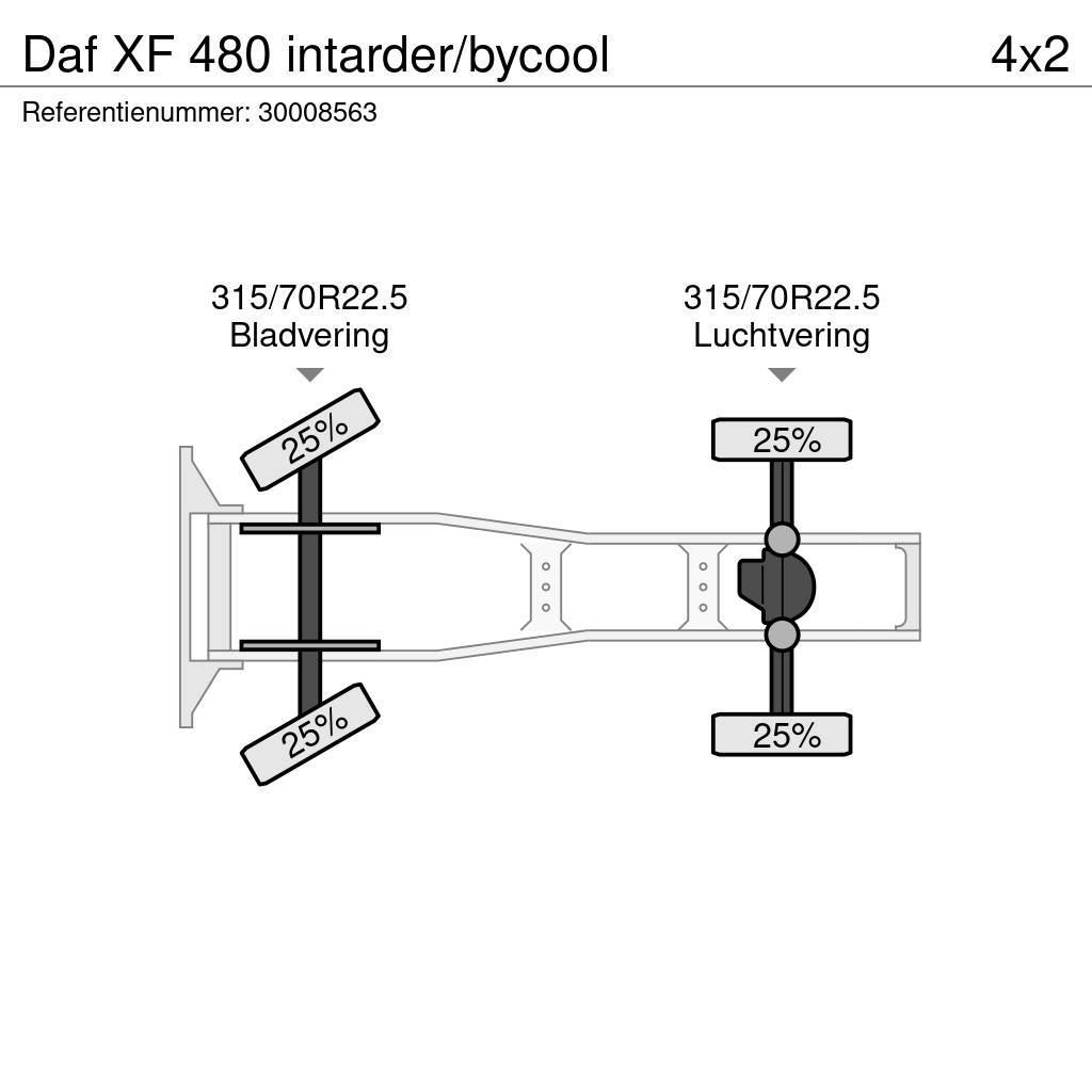 DAF XF 480 intarder/bycool Tegljači