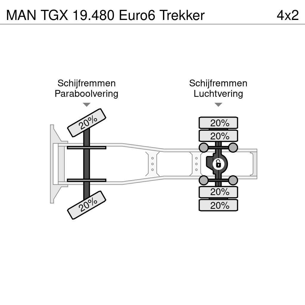 MAN TGX 19.480 Euro6 Trekker Tegljači