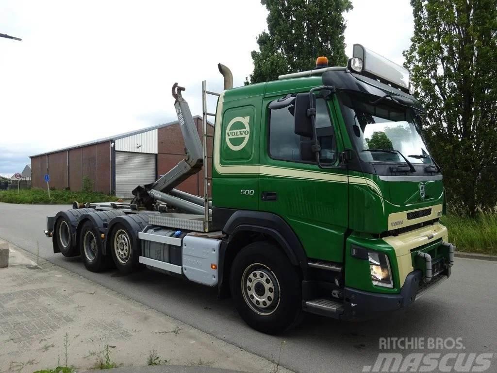 Volvo FMX 500 8X2 EURO 6 / HAAKSYSTEEM / PERFECT CONDITI Rol kiper kamioni sa kukom za podizanje tereta