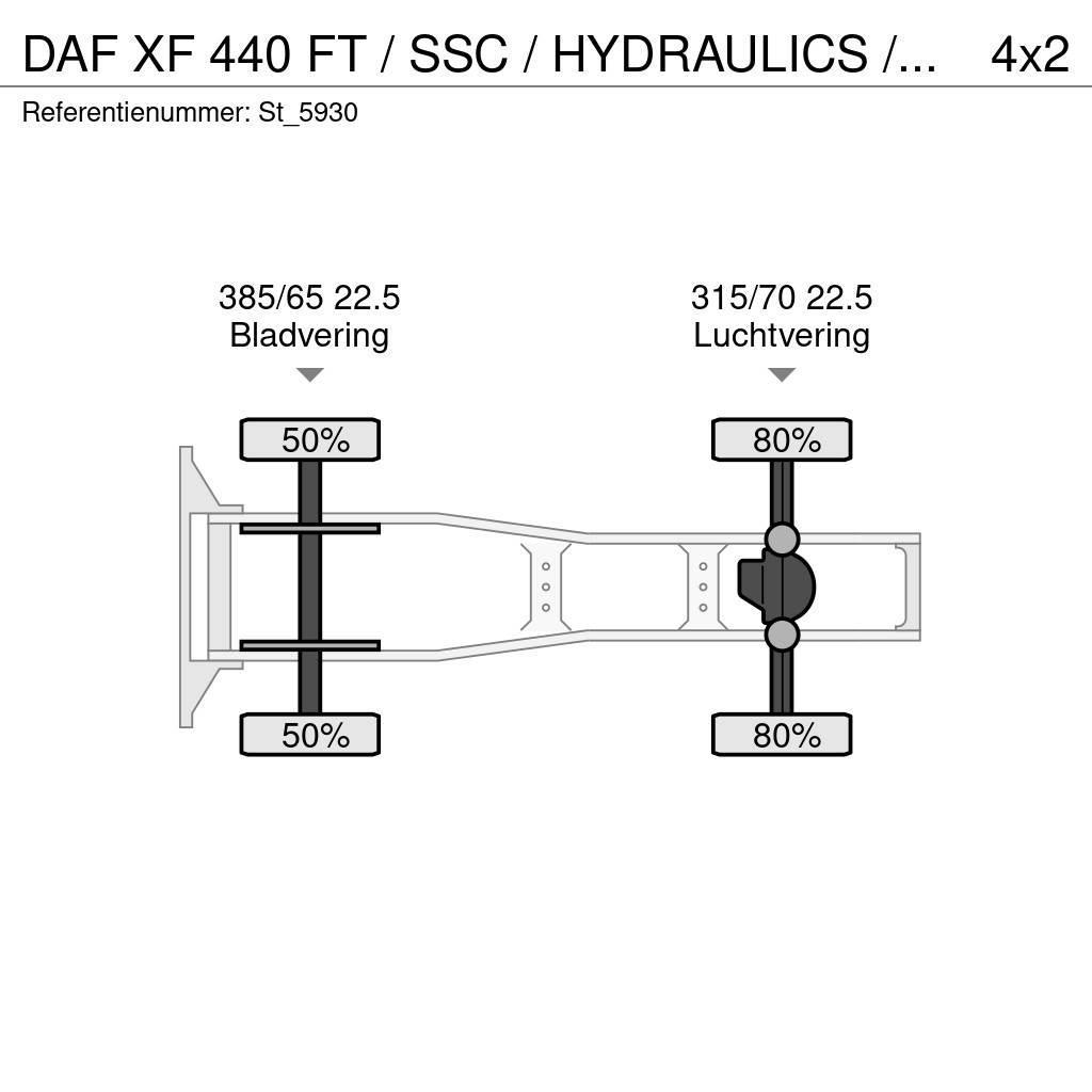 DAF XF 440 FT / SSC / HYDRAULICS / SUPERSPACECAB / NL- Tegljači