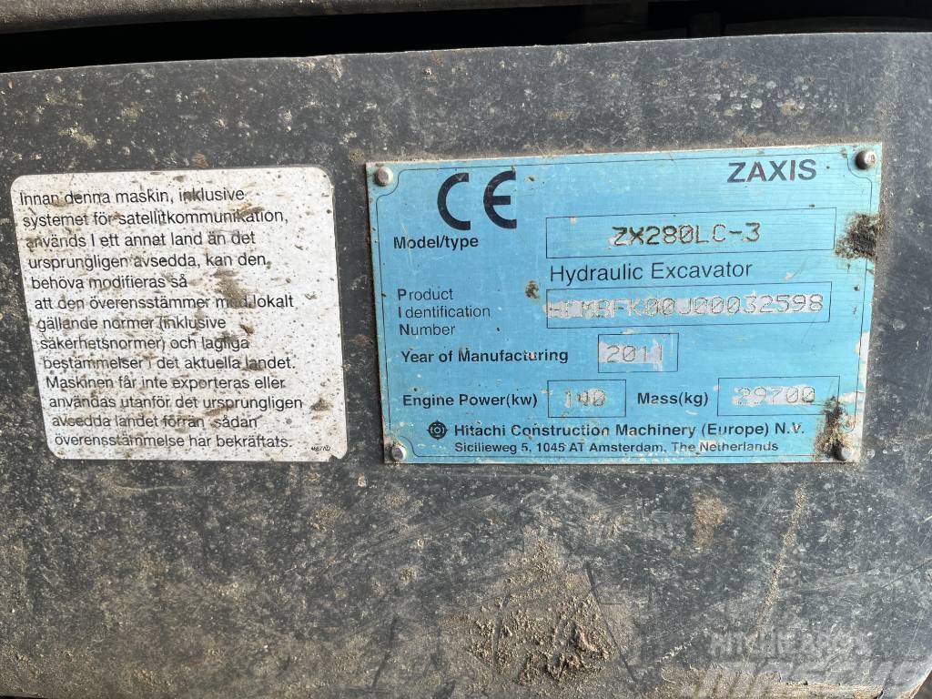 Hitachi ZX 280 LC-3/ Härnösand Bageri guseničari