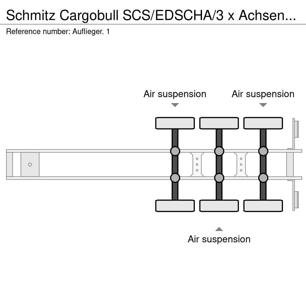 Schmitz Cargobull SCS/EDSCHA/3 x Achsen/Coli Poluprikolice sa ciradom