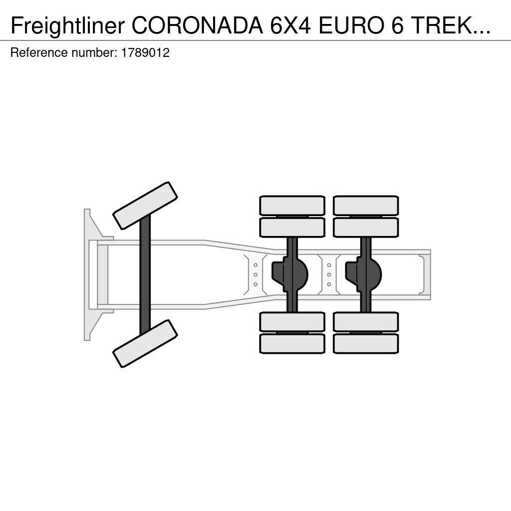 Freightliner CORONADA 6X4 EURO 6 TREKKER/TRACTOR/SATTELZUGMASCH Tegljači