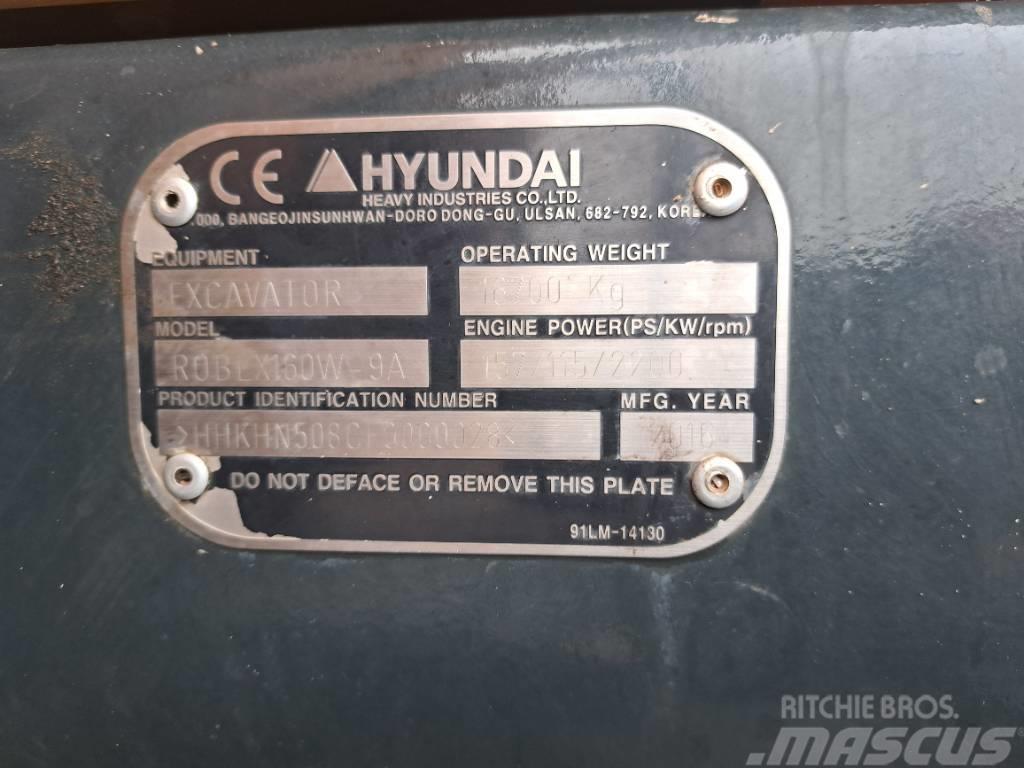 Hyundai R160W-9A Bageri točkaši
