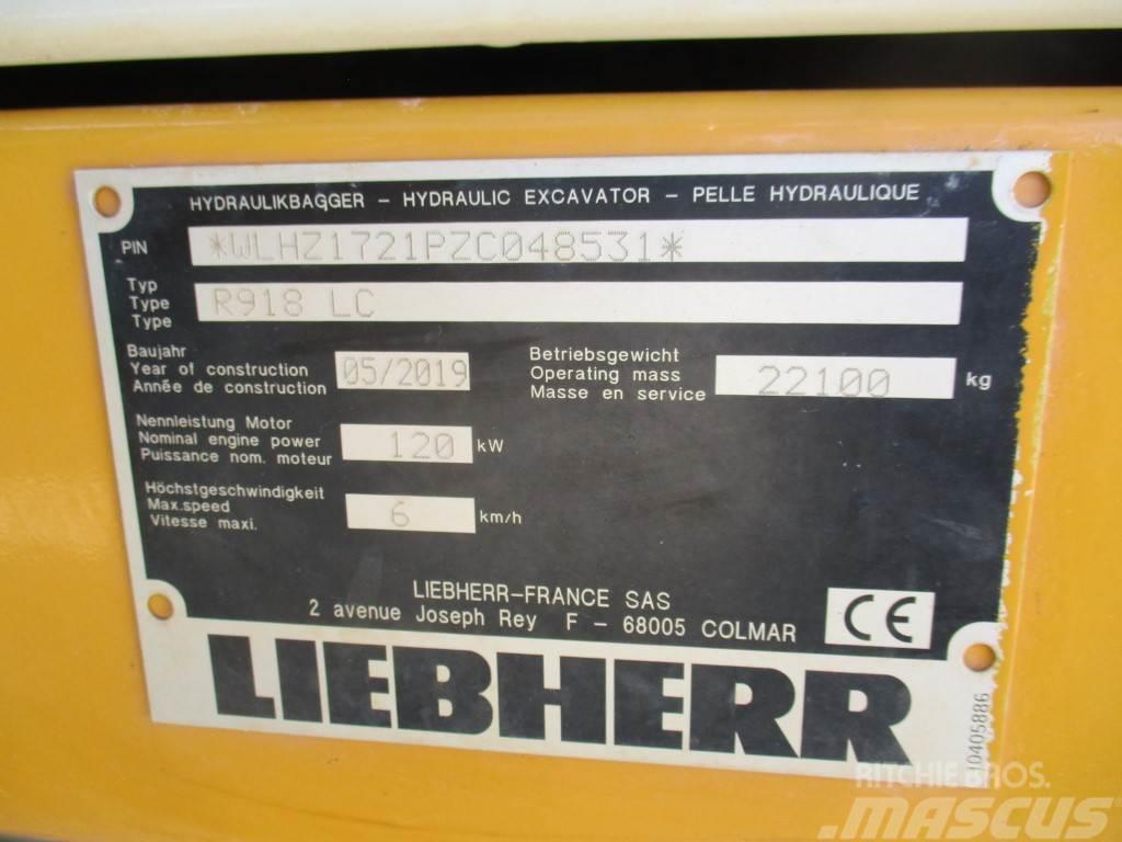 Liebherr R 918 Litronic Bageri guseničari