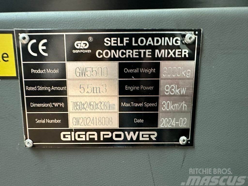  Giga power 5500 Kamioni mešalice za beton