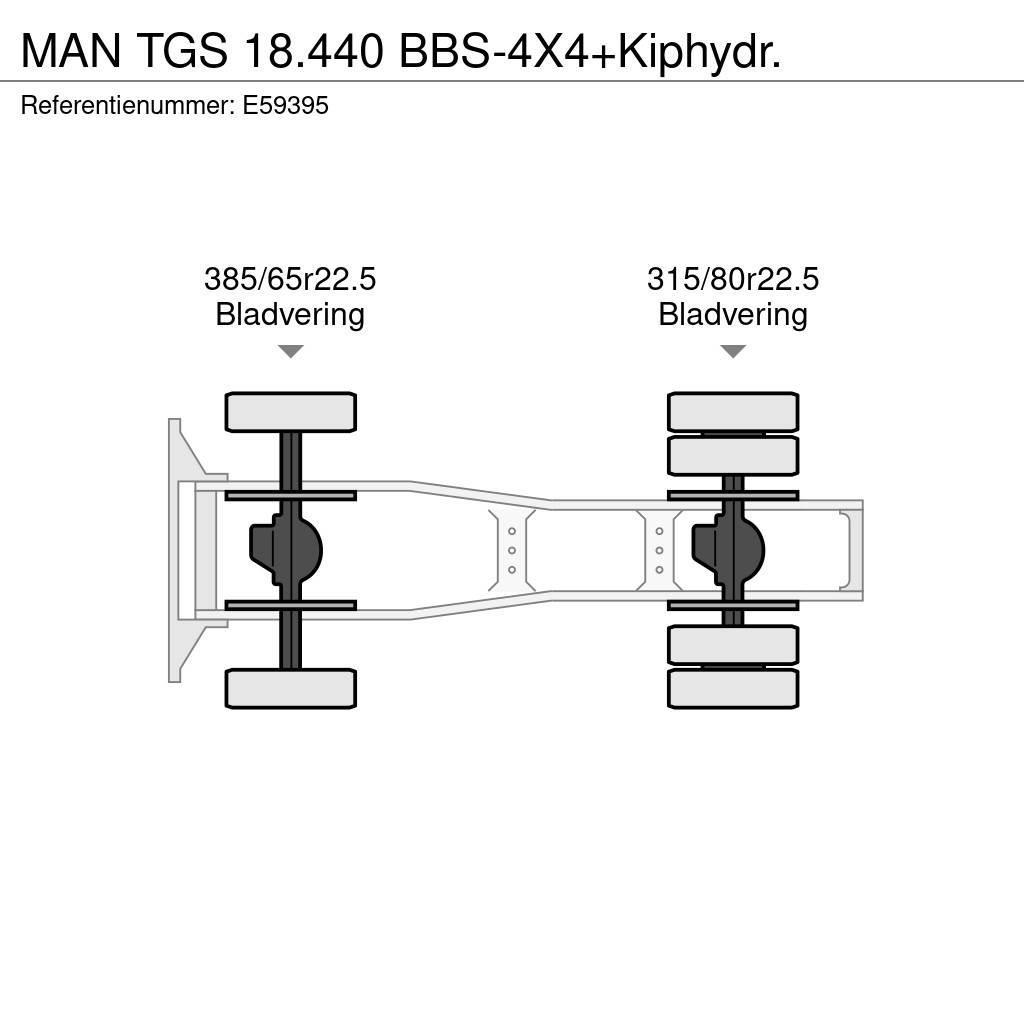MAN TGS 18.440 BBS-4X4+Kiphydr. Tegljači
