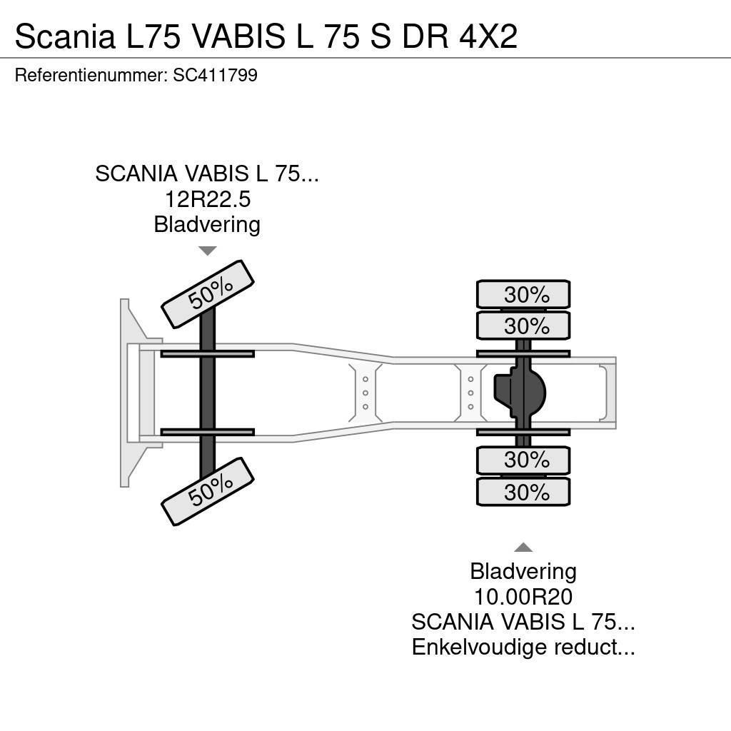 Scania L75 VABIS L 75 S DR 4X2 Tegljači
