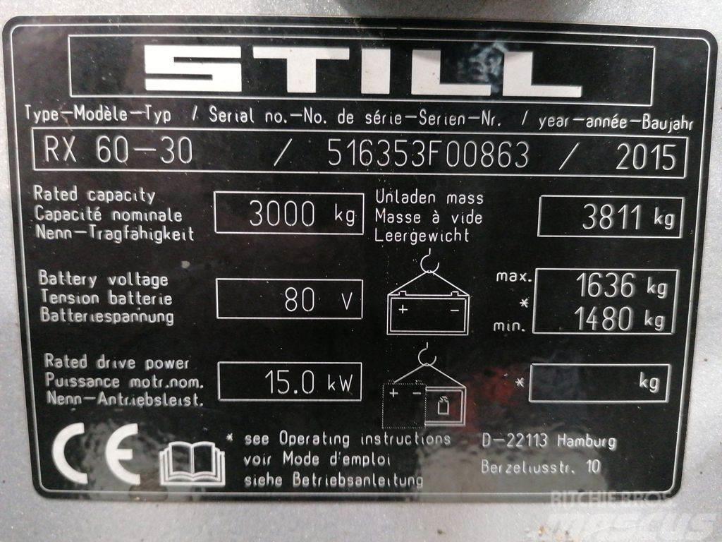 Still RX60-30 Električni viljuškari