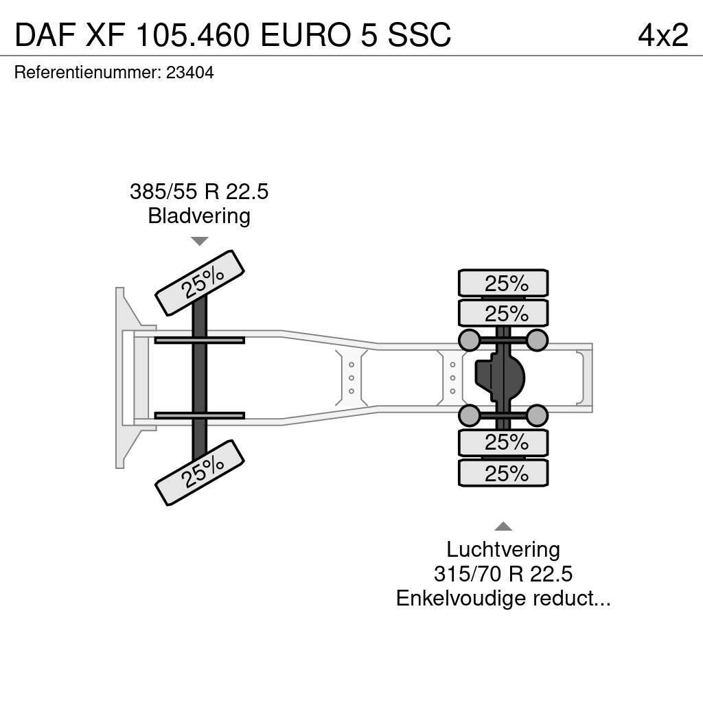 DAF XF 105.460 EURO 5 SSC Tegljači