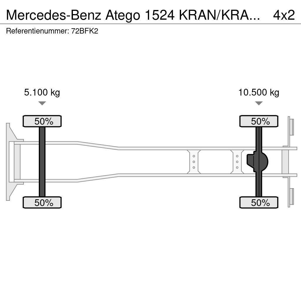 Mercedes-Benz Atego 1524 KRAN/KRAAN/MANUELL!!191tkm!!! Polovne dizalice za sve terene
