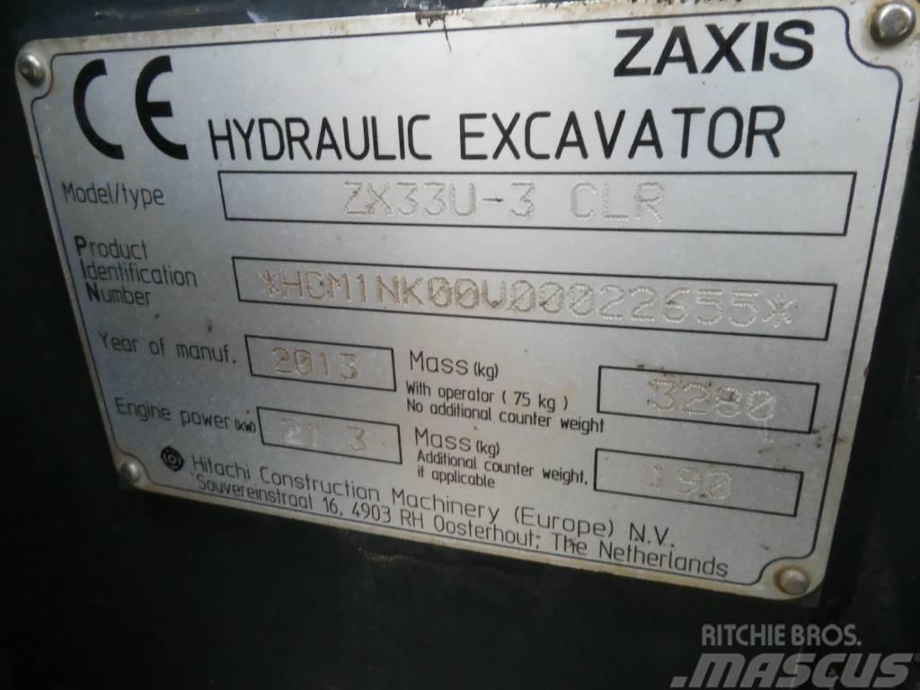 Hitachi ZX 33 U CLR Mini bageri < 7t