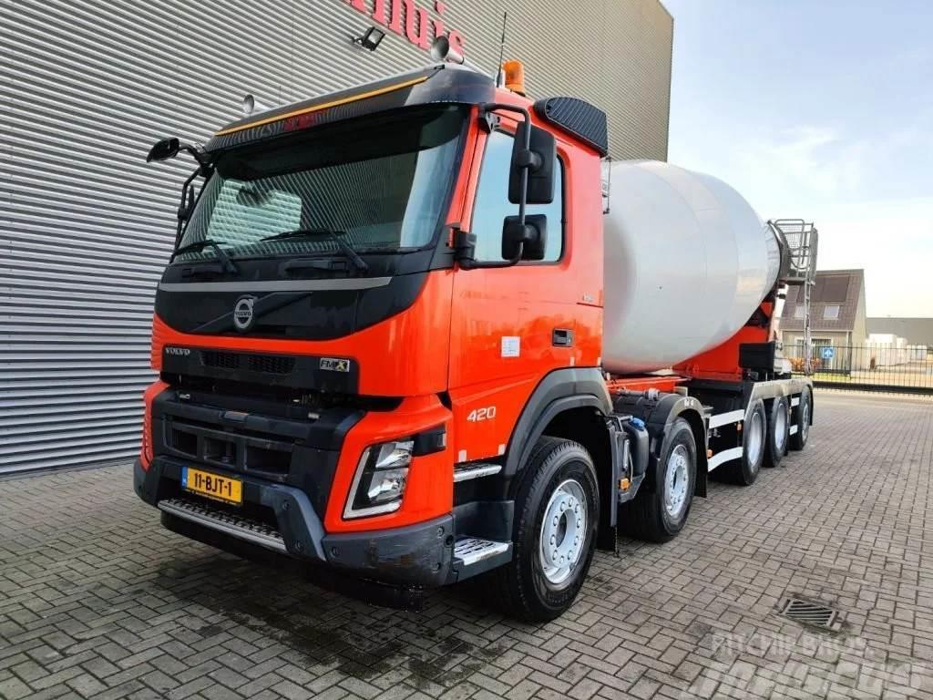 Volvo FMX 420 10x4 Euro 6 Mulder 15 Kub Mixer! Concrete trucks