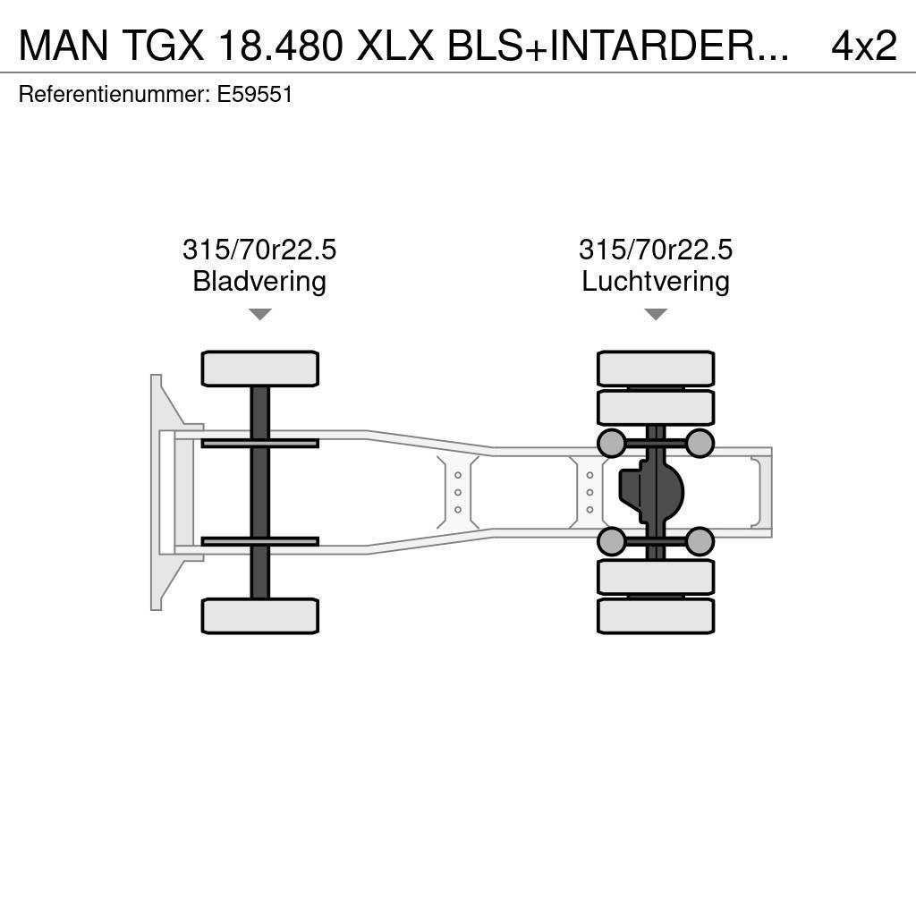 MAN TGX 18.480 XLX BLS+INTARDER+E5 Tegljači