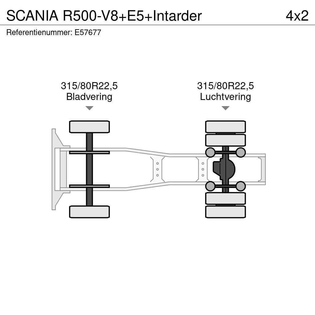 Scania R500-V8+E5+Intarder Tegljači