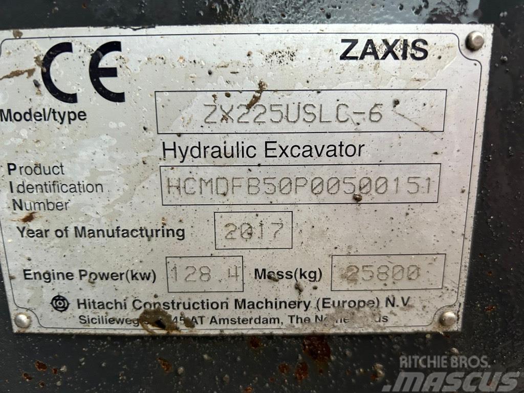 Hitachi ZX225 USLC-6 Bageri guseničari