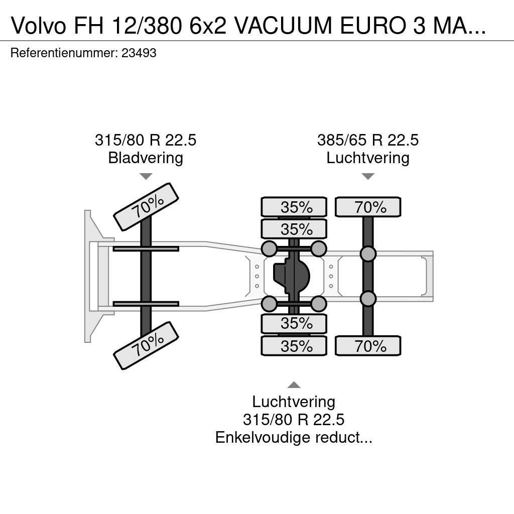 Volvo FH 12/380 6x2 VACUUM EURO 3 MANUAL GEARBOX 758.100 Tegljači