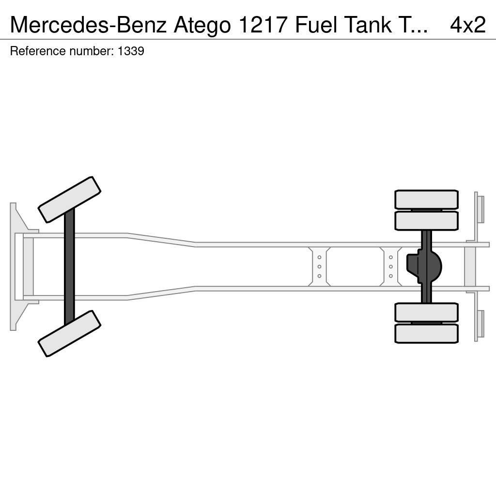 Mercedes-Benz Atego 1217 Fuel Tank Truck 9.000 Liters Manuel Gea Kamioni cisterne