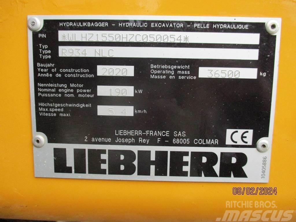 Liebherr R 934 Litronic Bageri guseničari
