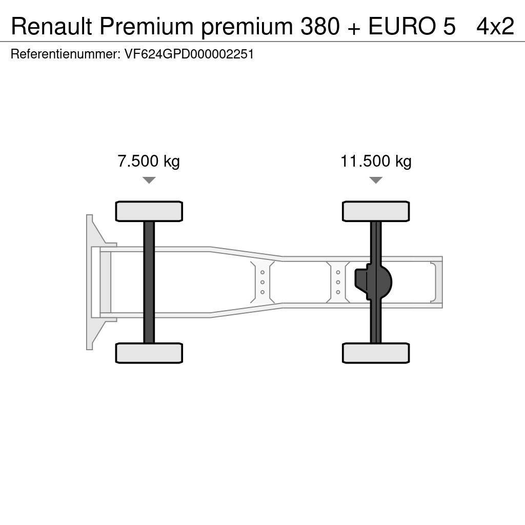 Renault Premium premium 380 + EURO 5 Tegljači
