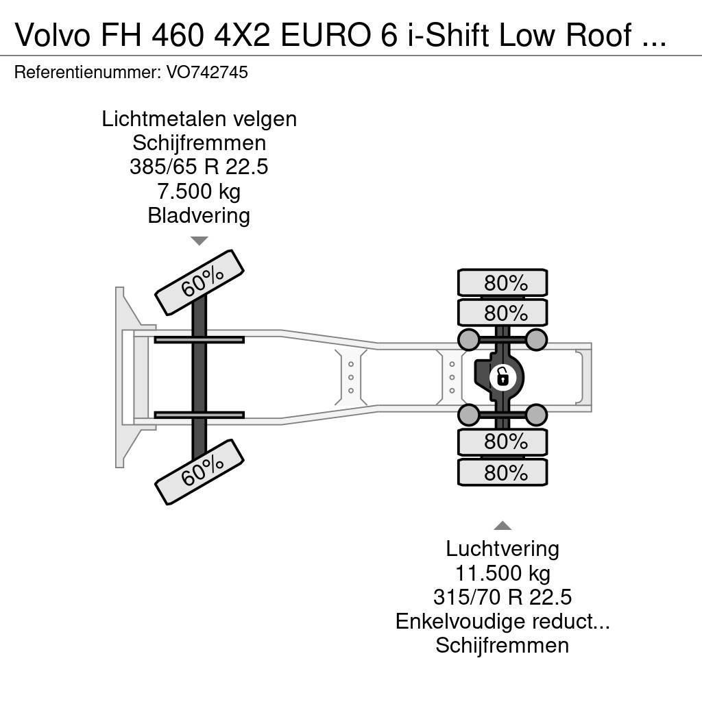 Volvo FH 460 4X2 EURO 6 i-Shift Low Roof APK Tegljači
