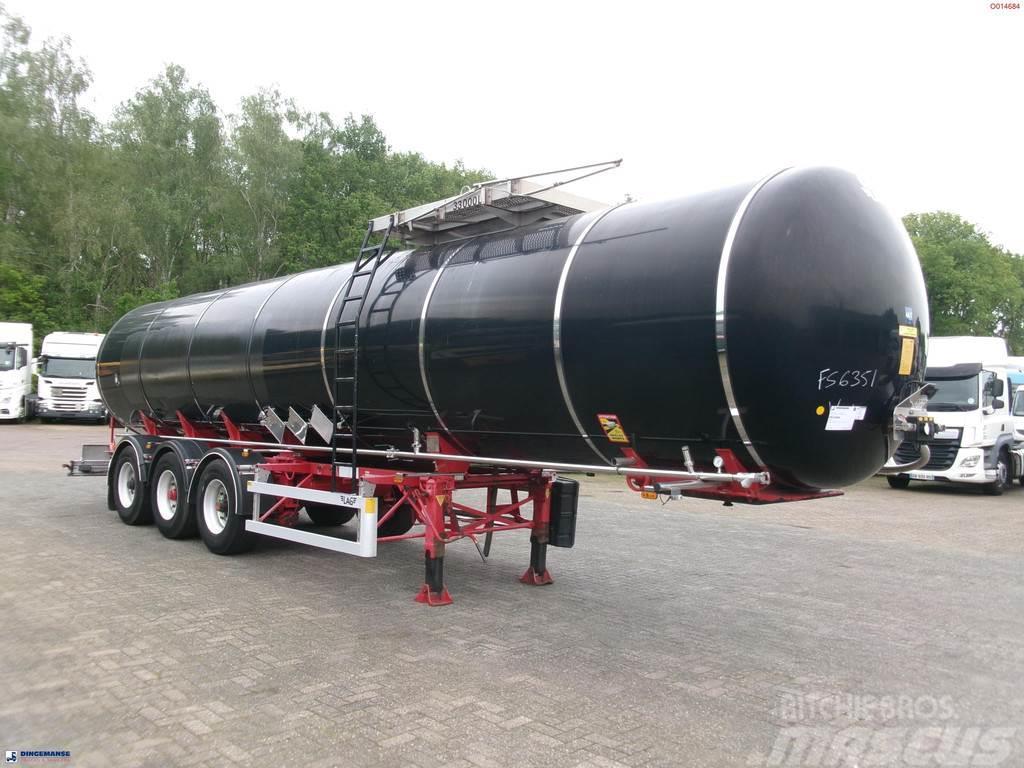 LAG Bitumen tank inox 33 m3 / 1 comp + ADR Poluprikolice cisterne