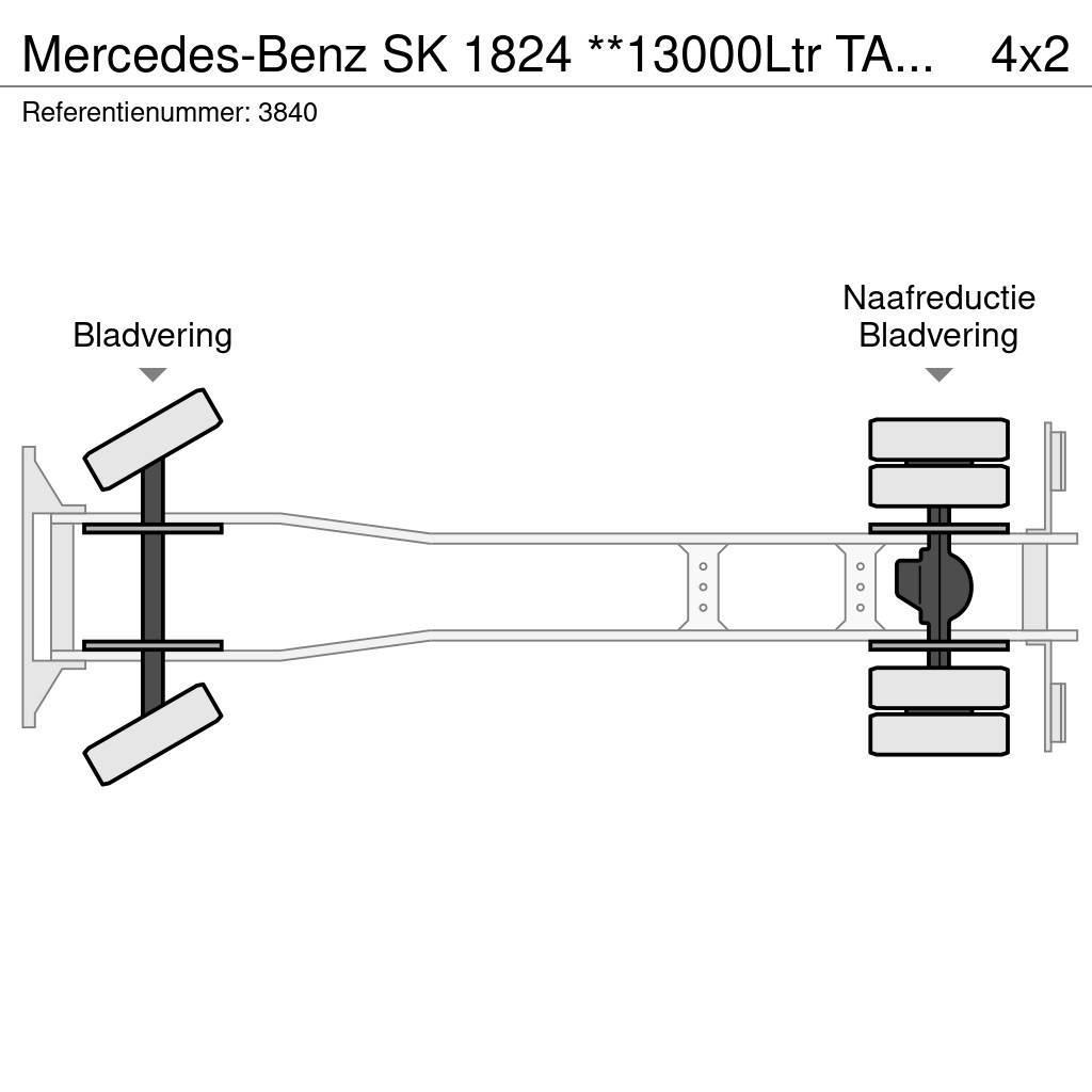 Mercedes-Benz SK 1824 **13000Ltr TANK-FULL STEEL**TOPSHAPE** Kamioni cisterne