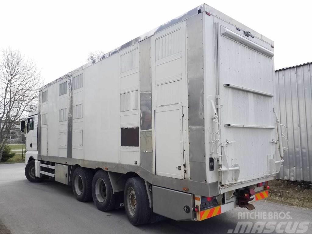 MAN TGX 35.540 8X4 TRIDEM ANIMAL Kamioni za prevoz životinja