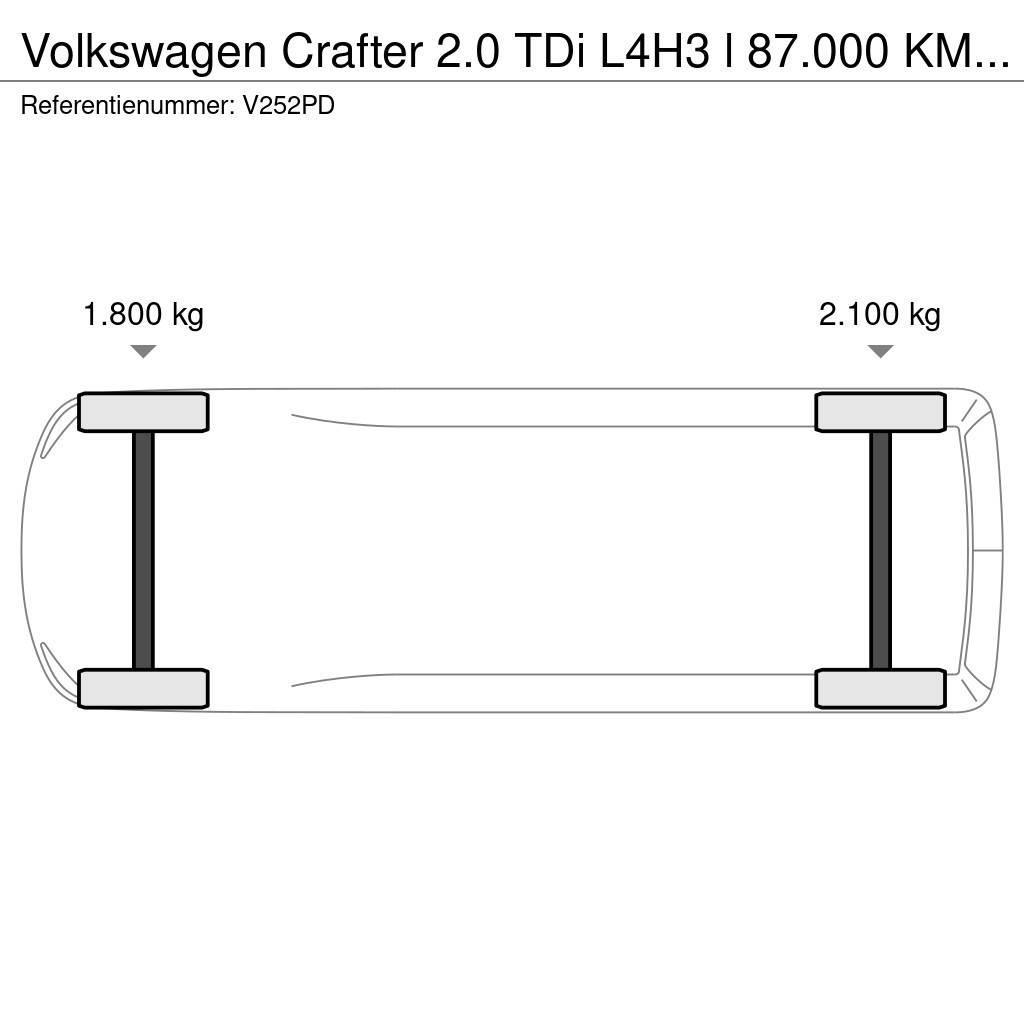 Volkswagen Crafter 2.0 TDi L4H3 l 87.000 KM l Airco l Cruise Sanduk kombiji