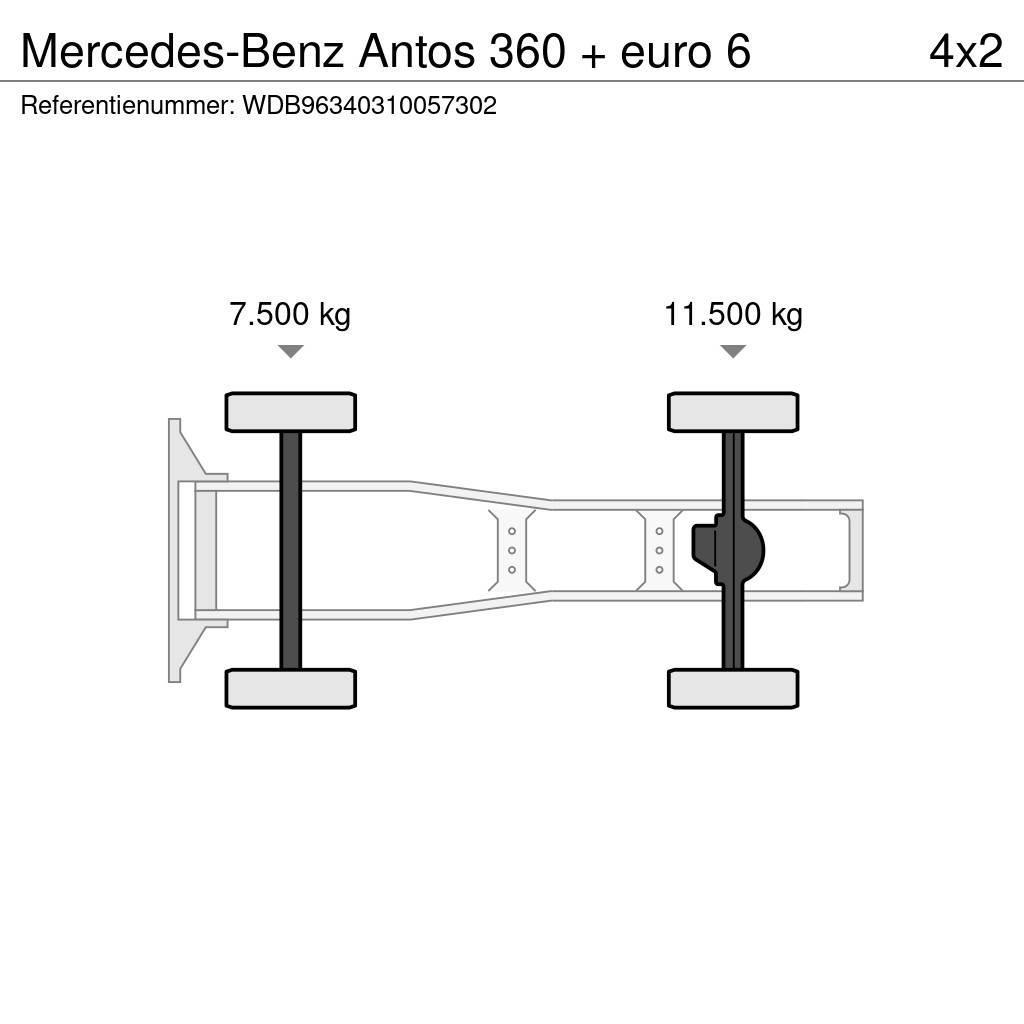 Mercedes-Benz Antos 360 + euro 6 Tegljači
