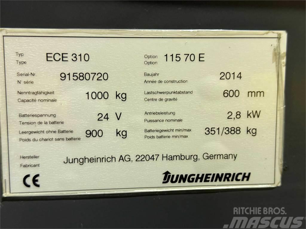 Jungheinrich ECE 310 - BJ. 2014- 6.183 STD. Mini bageri < 7t