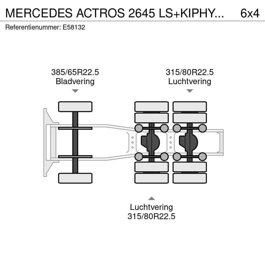 Mercedes-Benz ACTROS 2645 LS+KIPHYDR. Tegljači