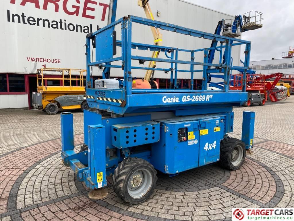 Genie GS-2669RT Diesel 4x4 Scissor Work Lift 1000cm Makazaste platforme