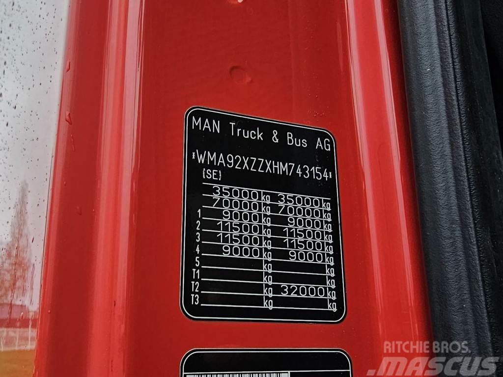 MAN TGX 35.500 8x4-4 / HOOKLIFT / ABROLKIPPER Rol kiper kamioni sa kukom za podizanje tereta