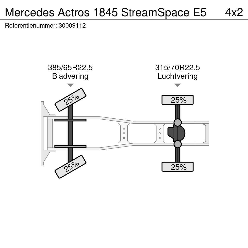 Mercedes-Benz Actros 1845 StreamSpace E5 Tegljači