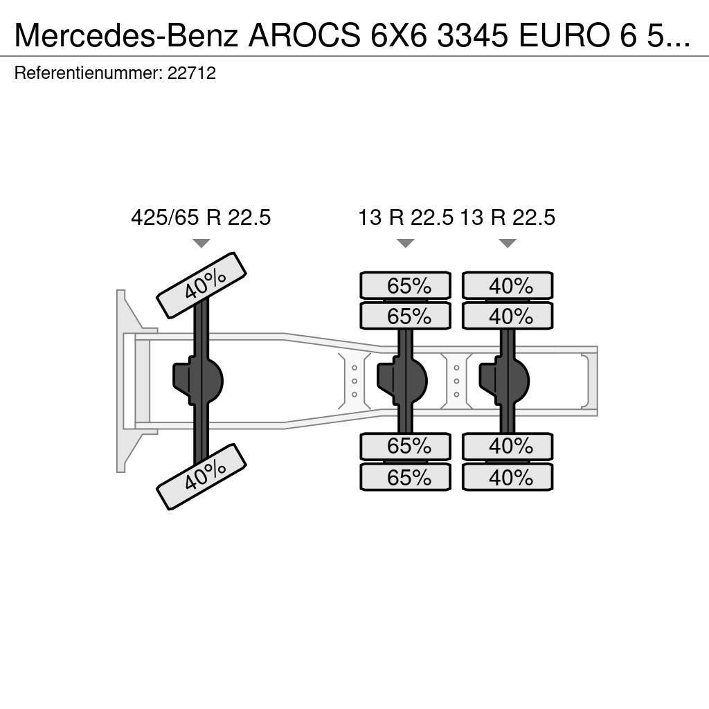 Mercedes-Benz AROCS 6X6 3345 EURO 6 535.400KM Tegljači