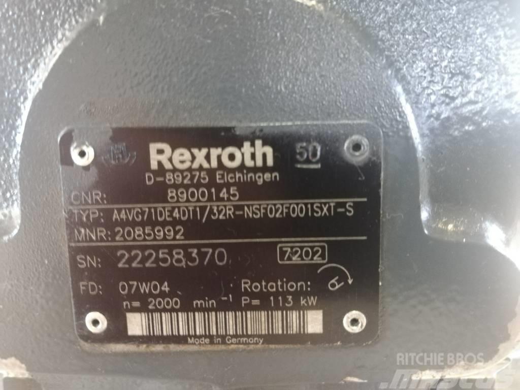 Rexroth A4VG71DE4DT1/32R-NSF02F001SXT-S Ostale komponente za građevinarstvo