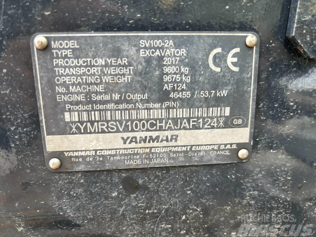 Yanmar SV100-2A Midi bageri 7t – 12t