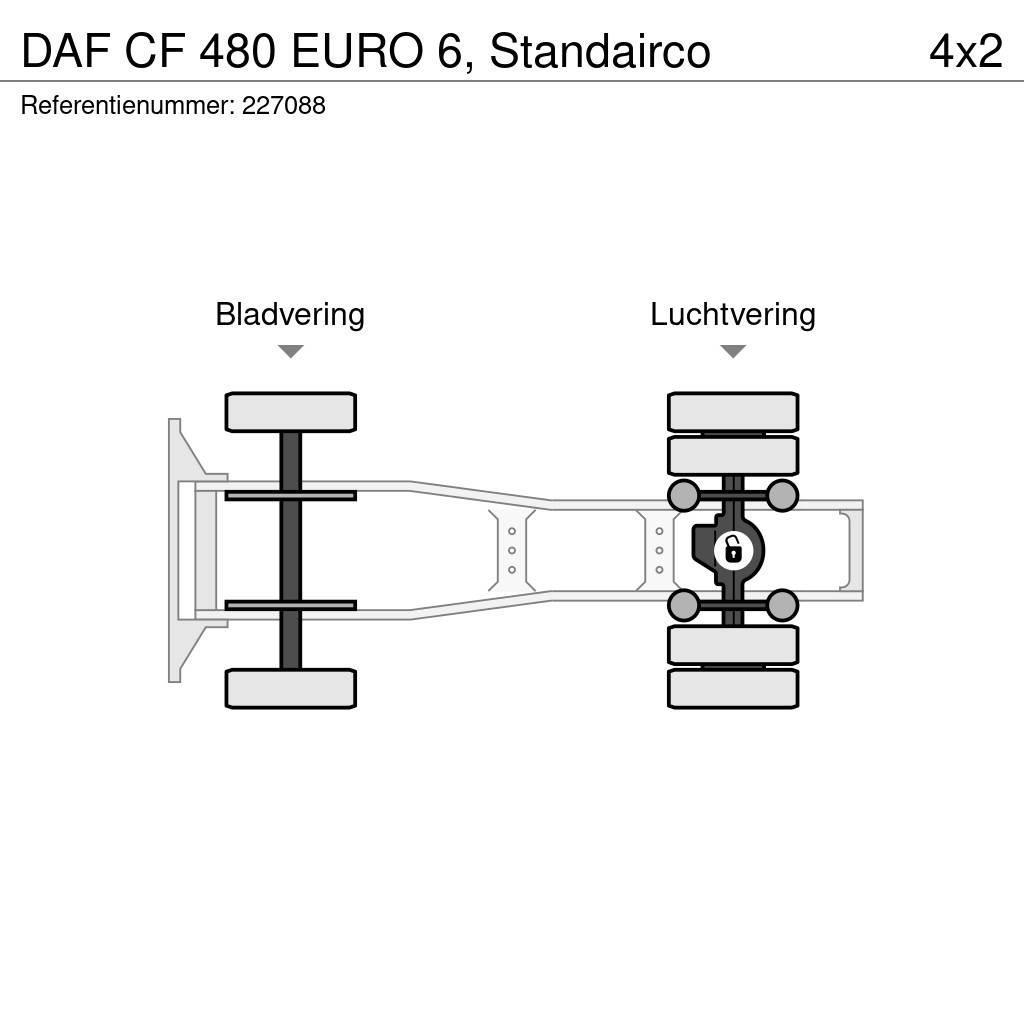 DAF CF 480 EURO 6, Standairco Tegljači