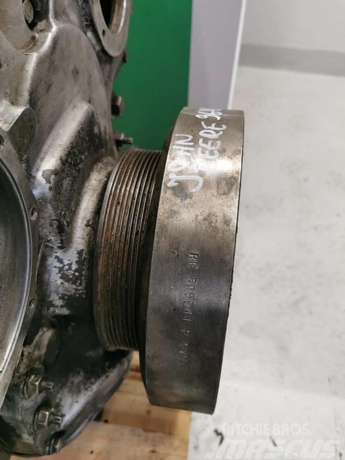 John Deere 9640 WTS {RE505941} crank shaft vibration damper Motori